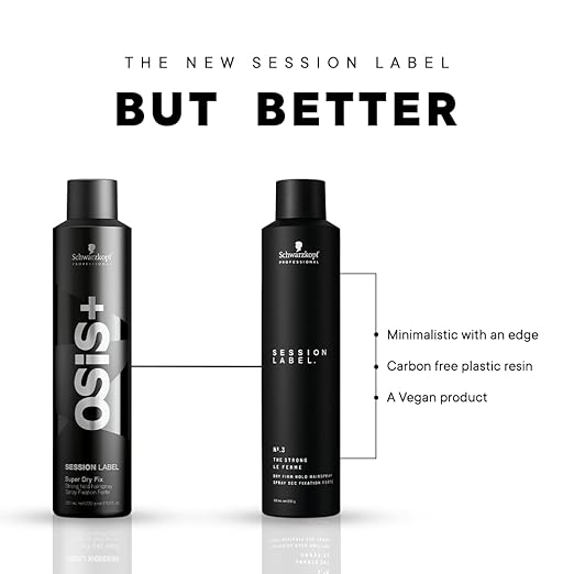Schwarzkopf Professional Session Label Strong Hold Hair Spray for Men Women | Long-Lasting, - Image 4